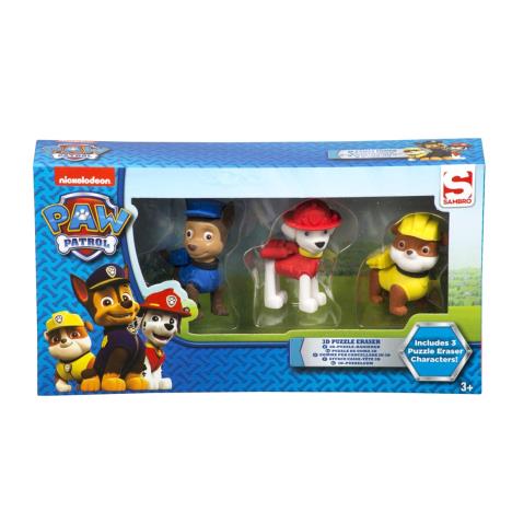 Paw Patrol 3D Eraser 3 Pack £4.29